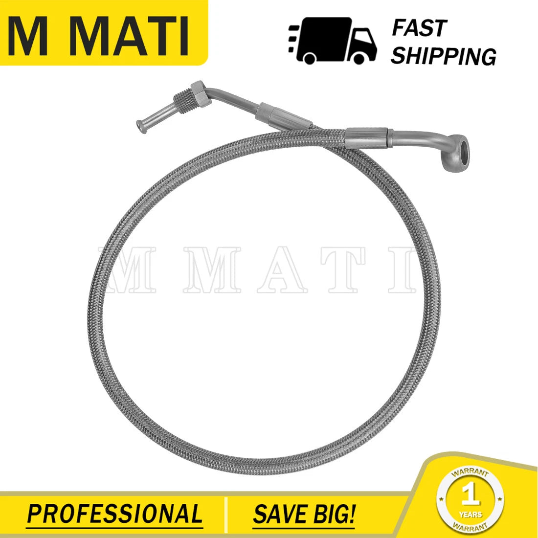 Brake Line Hose Left Front for Polaris Ranger 500 700 (2005–2009)