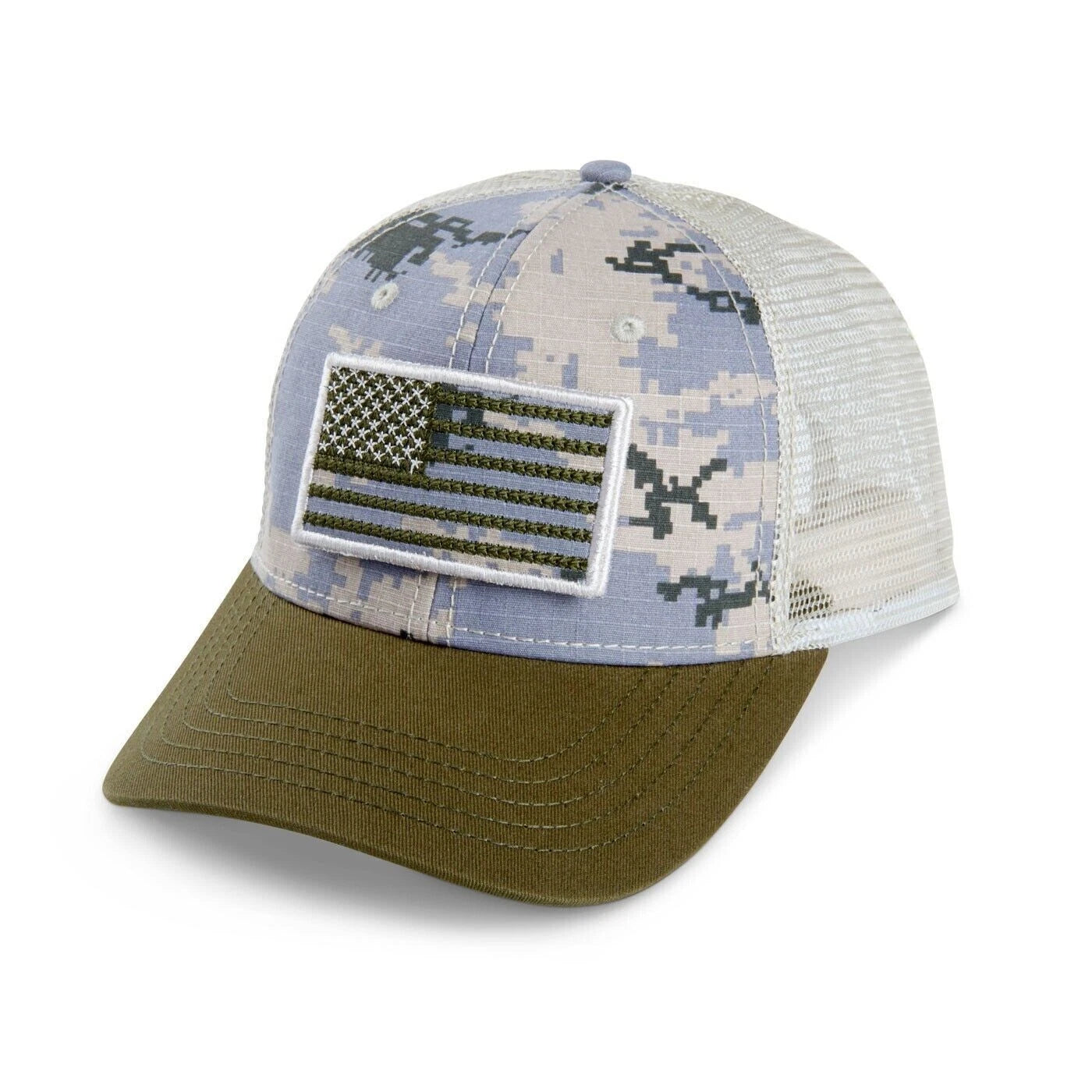 Digi-Camo USA Snapback Mesh Cap for Peterbilt Motors (Fits All Models)