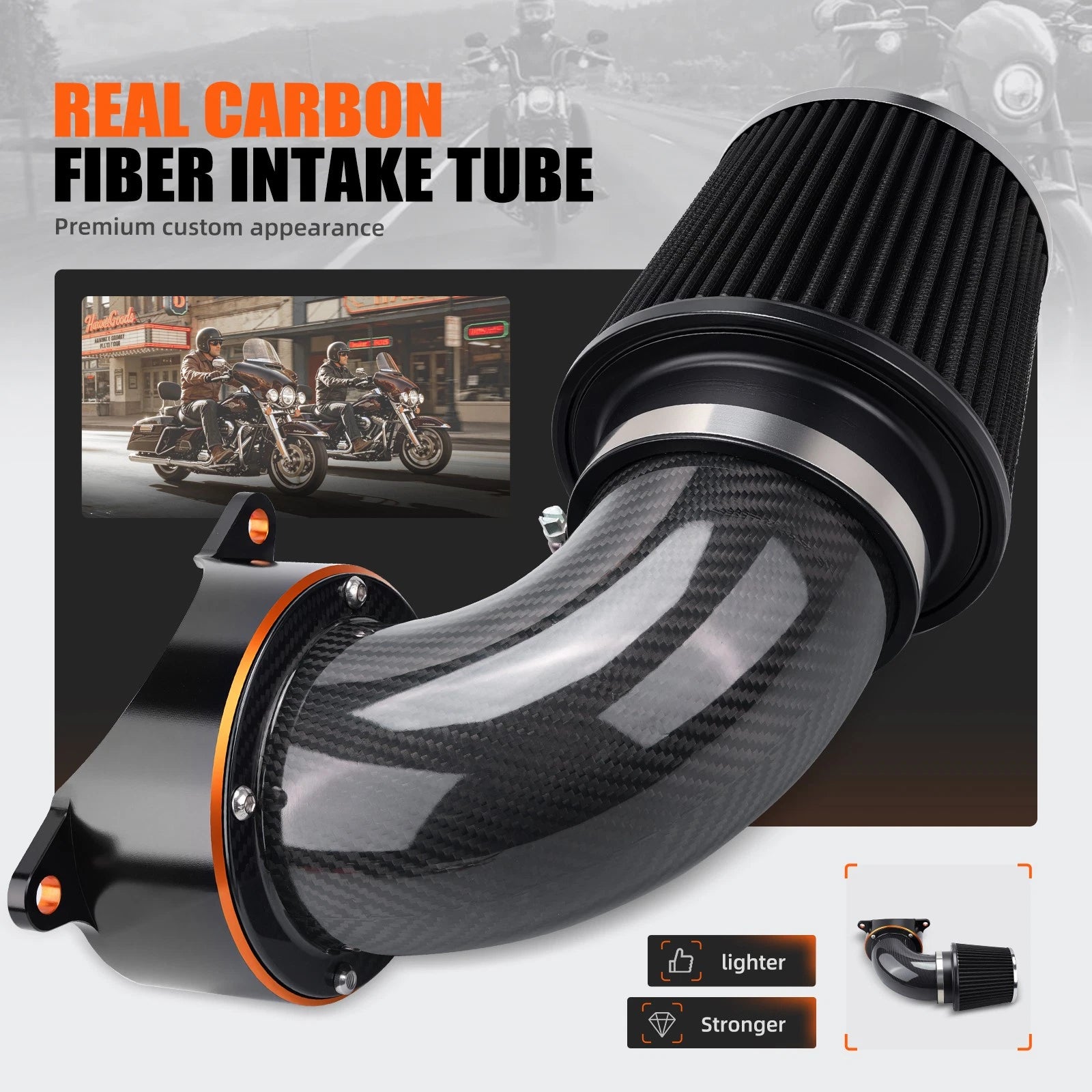 Air Cleaner Air Filter Kit for Harley Dyna Switchback FLD, Dyna Wide Glide FXDWG (2012–2017)