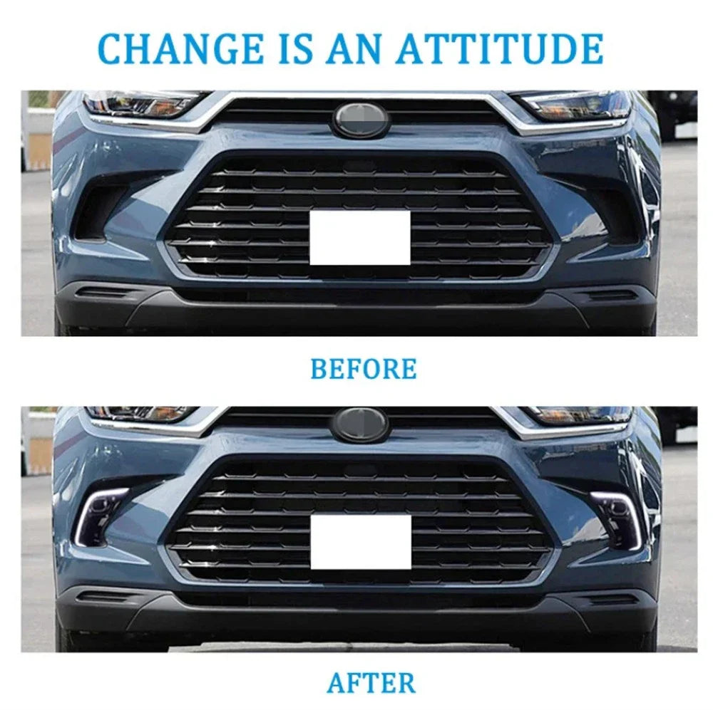 Daytime Running Light Fog Lamp w/Harness for 2024-2025 Toyota Grand Highlander