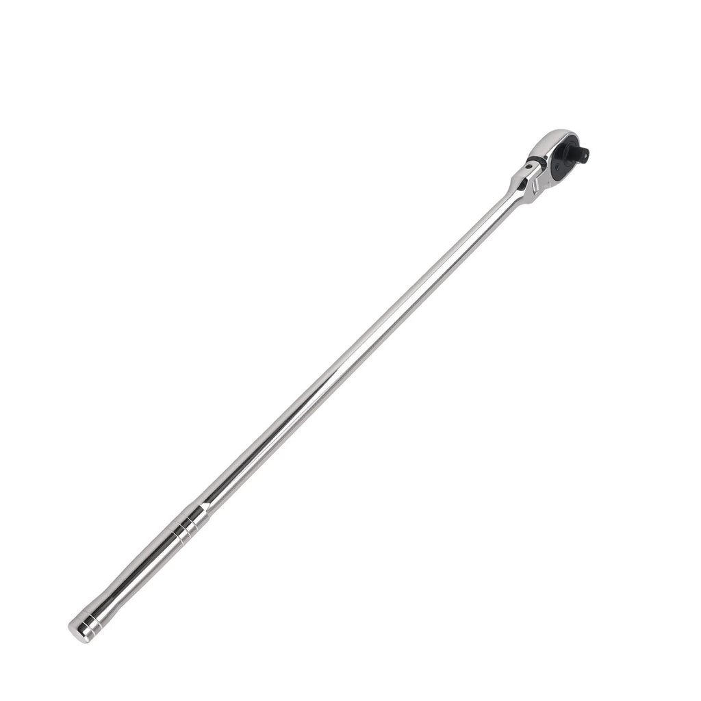 24in Flex Head 1/2in Drive Extra Long Ratchet Handle 72T Chrome Vanadium