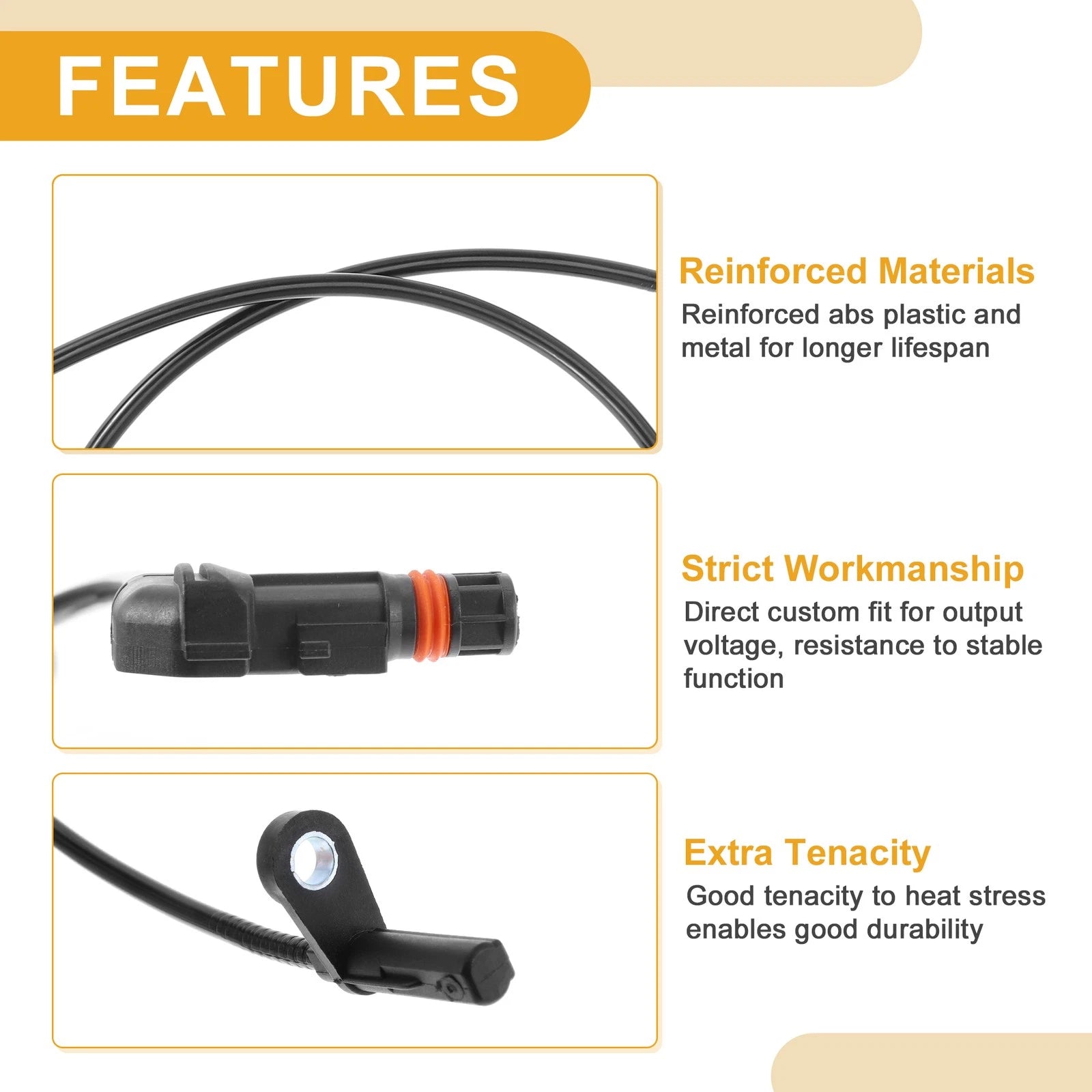 ABS Wheel Speed Sensor No. 2049057902 for Mercedes-Benz C63 AMG (2012)