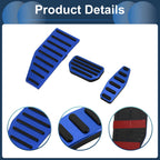 3 Pcs Foot Accelerator Pedal Covers for Suzuki Jimny JB70W (2018–2022) Blue