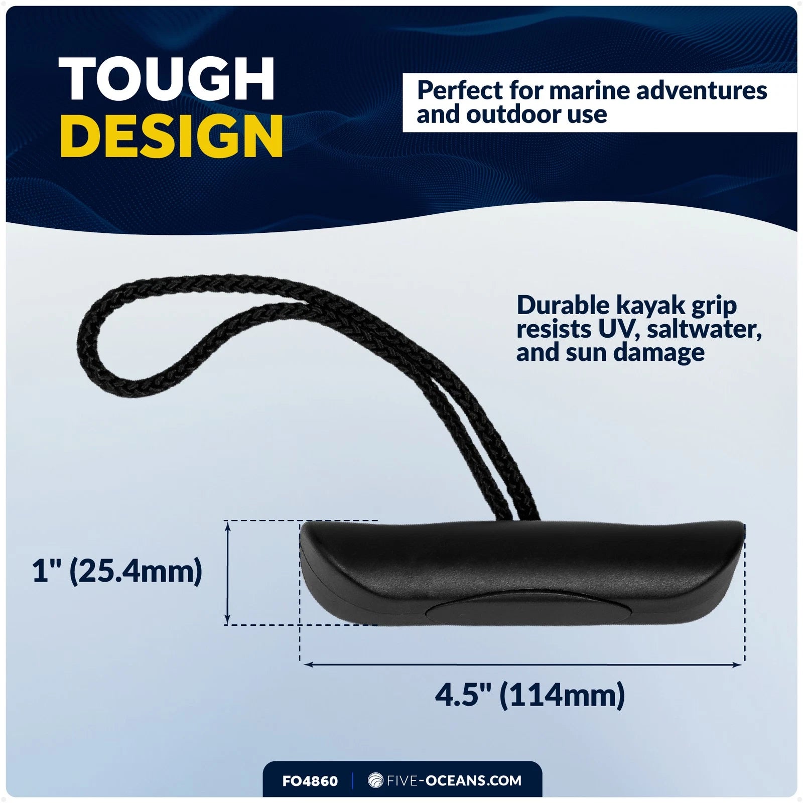 2-Pack Heavy-Duty Kayak Handles for Five Oceans (FO4860)