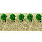 10Pcs 6cm Model Trees for HO N Z Scale Garden Decor