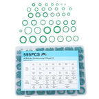 595 Pcs Air Conditioning O Ring Kit for Various Makes Models