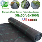 Weed Barrier Fabric for Landscape Ground Cover (3.2 Ounce)