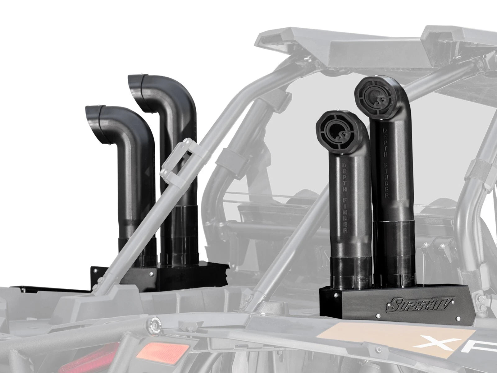 SuperATV Depth Finder Snorkel Kit for Polaris RZR XP 1000 / XP 4 1000 (2014–2023)