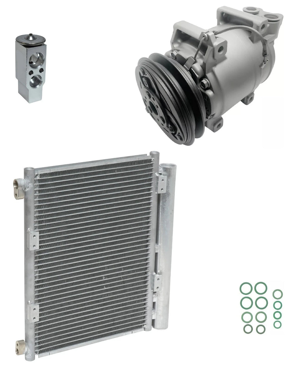 AC Compressor Kit with Condenser for Isuzu NPR 5.2L (2009–2009)