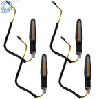 Set of 4 LED Turn Signal Lights for Universal Motorcycle