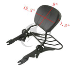 Detachable Backrest Sissy Bar & Luggage Rack for Harley Touring (2009–2025)