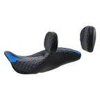 Driver Passenger Seat with Backrest Pad for Harley Electra Road Glide (2009–2023)