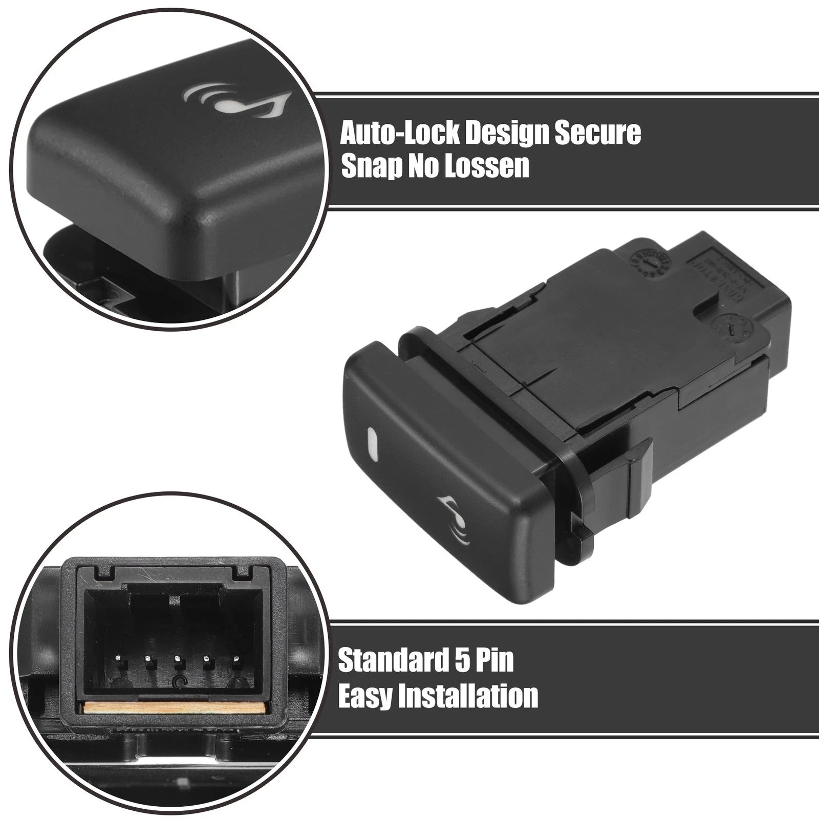 Hole Expansion Port Switch with Wire for Toyota Alphard  724117603816
