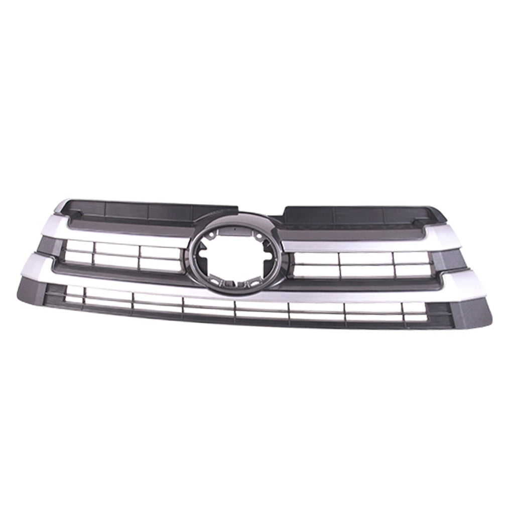 Front Upper Grille Replacement Painted ABS with Emblem Hole for Toyota (2010–2019)