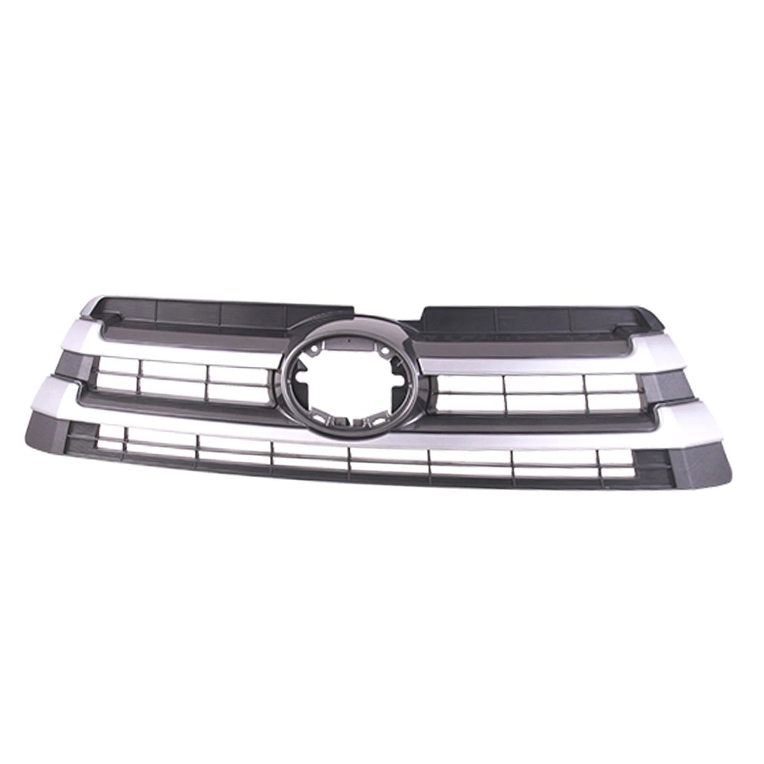 Front Upper Grille Replacement Painted ABS with Emblem Hole for Toyota (2010–2019)