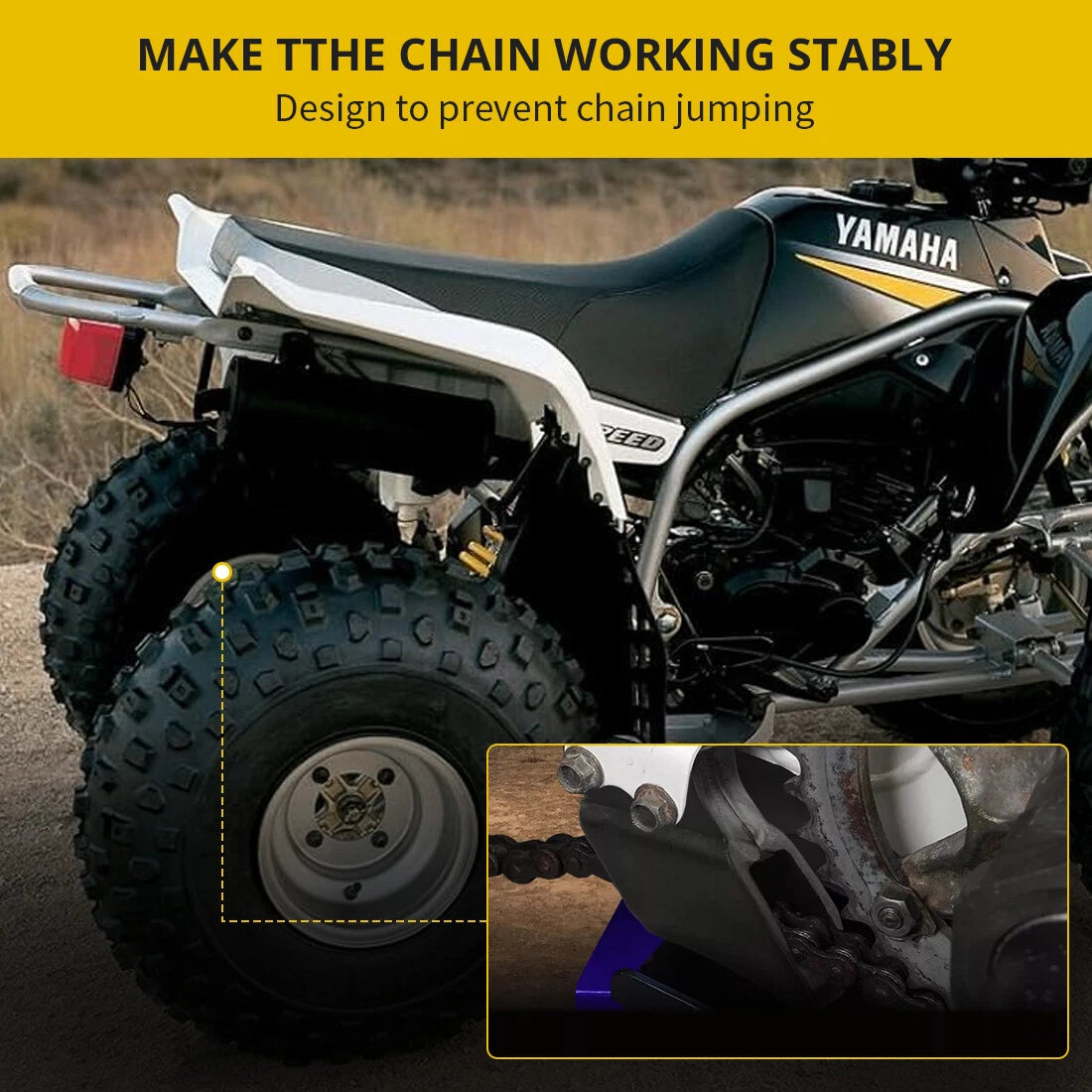Chain Roller Support Guide Kit for Yamaha Blaster YFS200 (1988–2006)