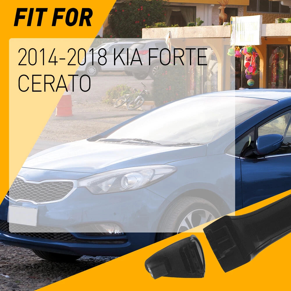Outside Door Handle for Kia Forte (2010–2018) - Primed Black Rear Left