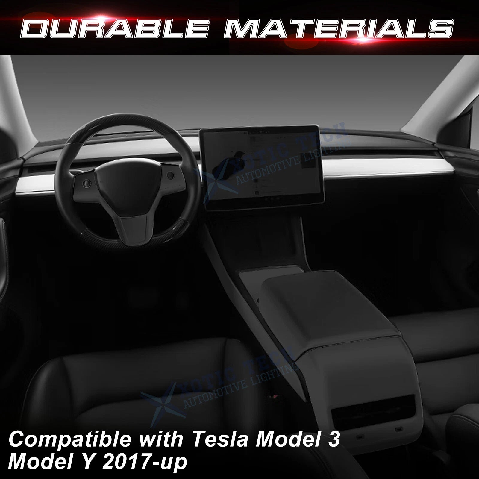 Dashboard Cover Wrap for Tesla Model 3 (2017–2024)