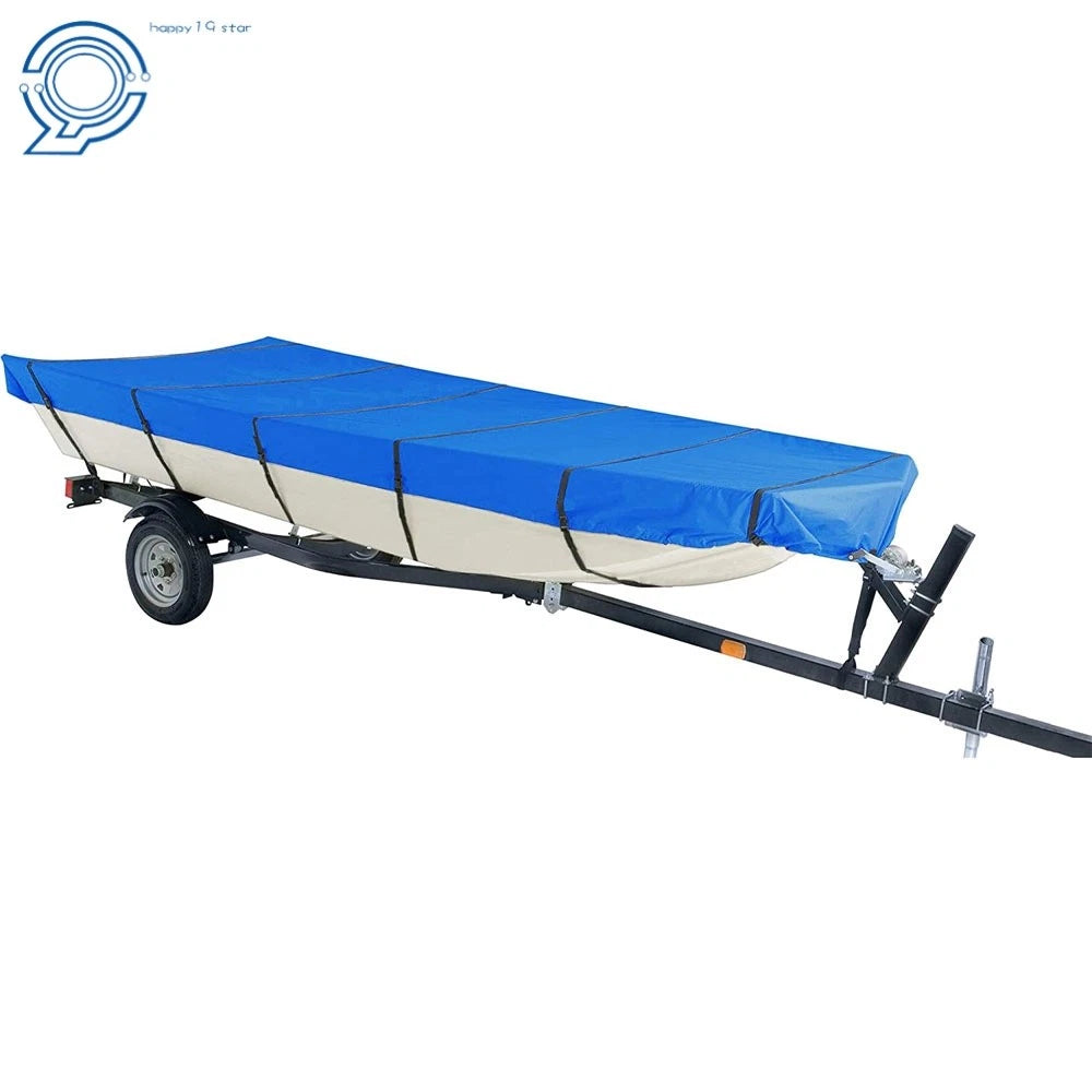 Jon Boat Cover 12ft-18ft 600D Waterproof Heavy Duty Trailerable