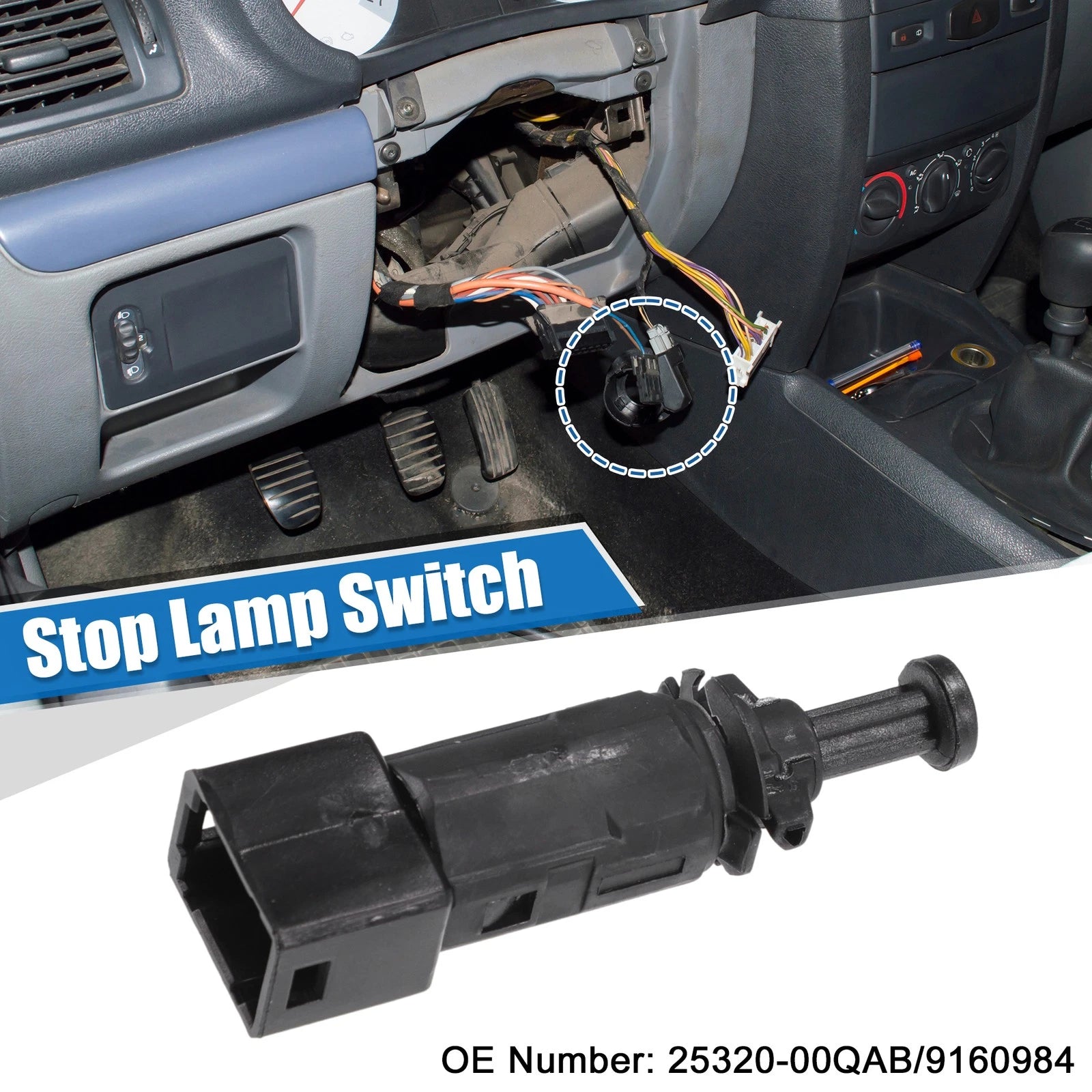 Brake Light Switch for Nissan Interstar Minibus (No. 25320-00QAB)