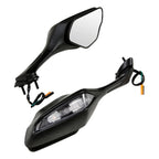 Black LED Turn Signal Rear View Mirrors for Honda CBR1000RR (2017–2024)