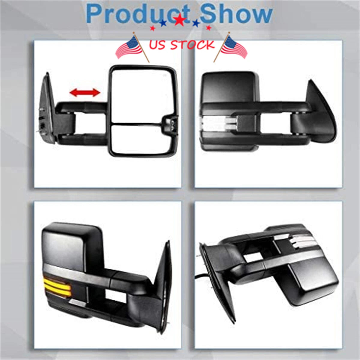 Towing Mirrors for Chevy Tahoe GMC Yukon (2003–2006)