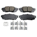 Set of 4 Akebono Rear Ceramic Brake Pads for NX300 RX350 C-HR Camry RAV4