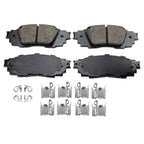 Set of 4 Akebono Rear Ceramic Brake Pads for NX300 RX350 C-HR Camry RAV4