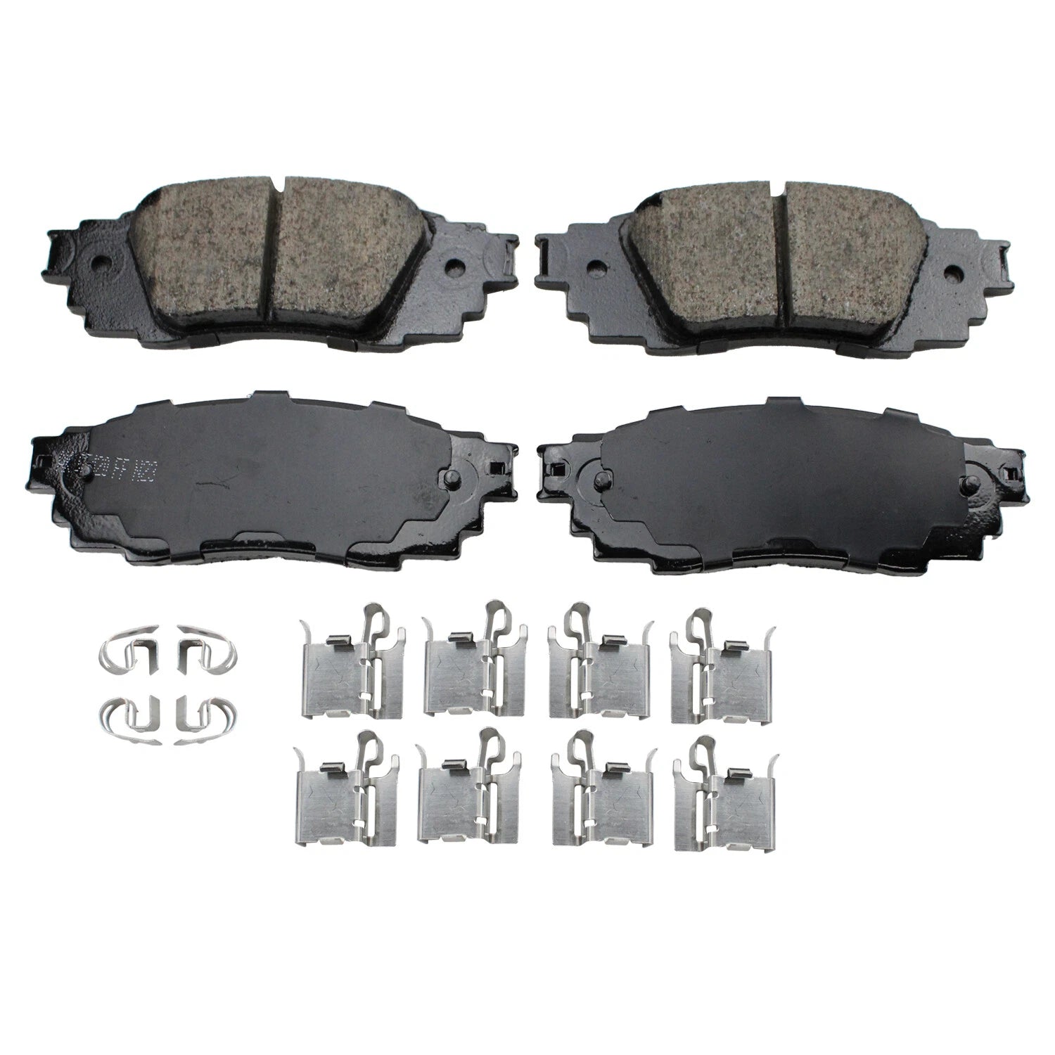 Set of 4 Akebono Rear Ceramic Brake Pads for NX300 RX350 C-HR Camry RAV4