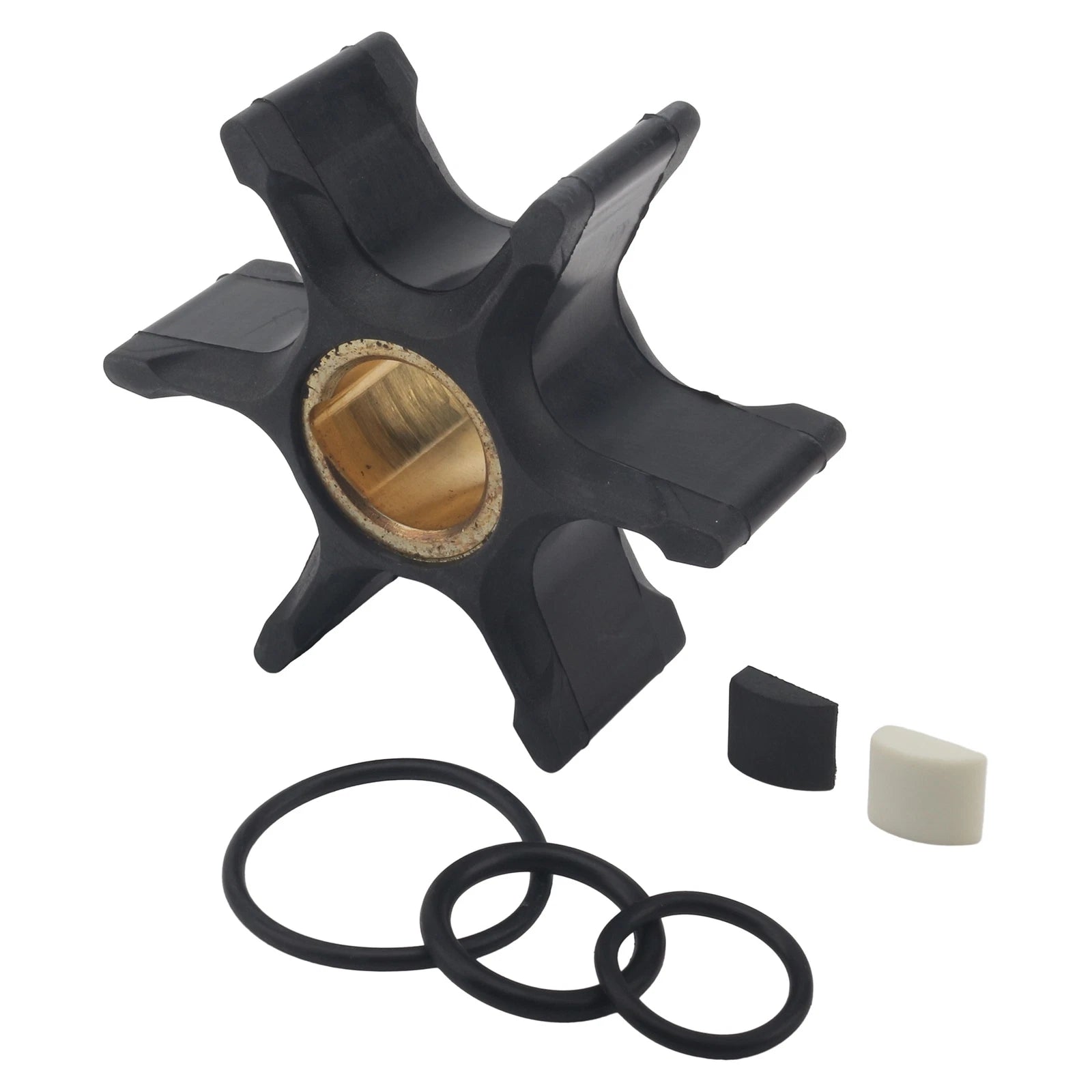 Outboard Water Pump Impeller & Key for Evinrude Johnson (85-300 HP)