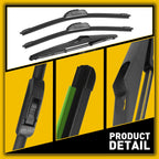 Set of 2 Windshield Wiper Blades for Jeep Wrangler (2000–2022)