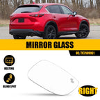 Right Side Mirror Glass for Mazda CX-5, CX-9 (2017–2023) with Heated Backing