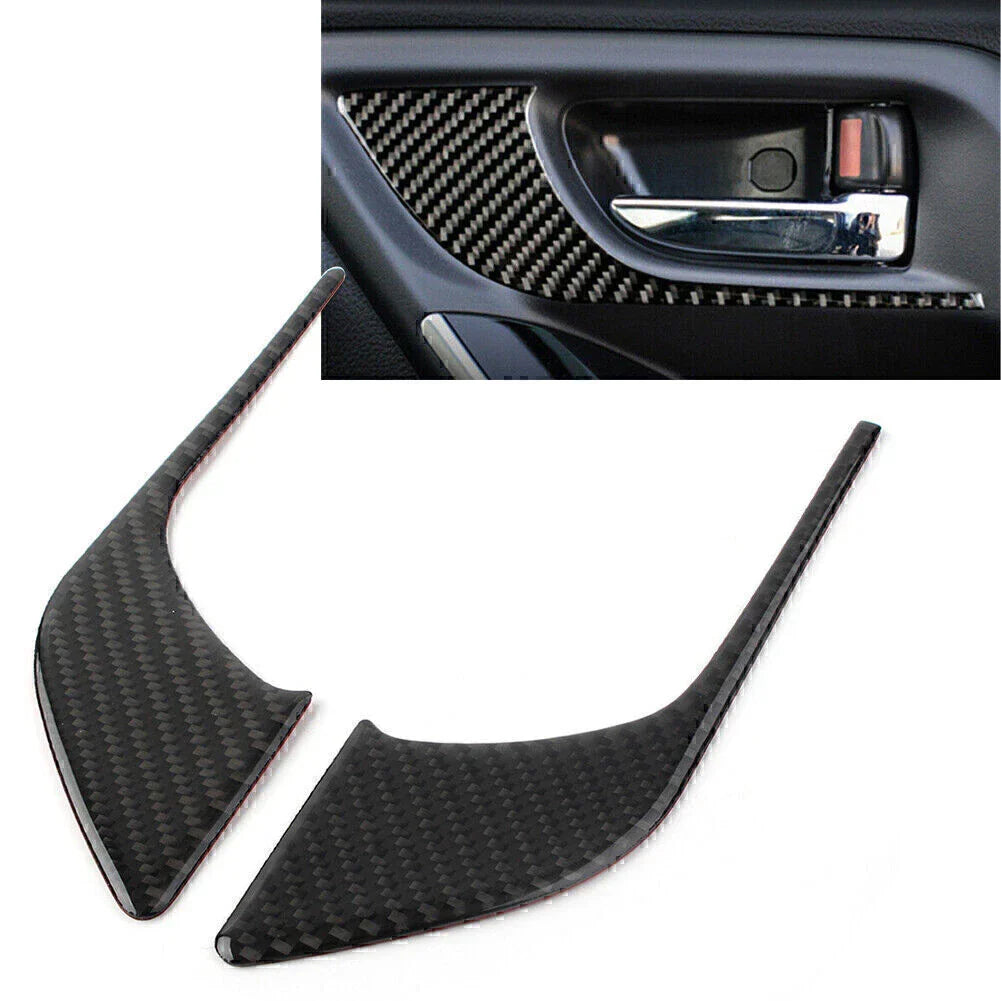 Carbon Fiber Inner Front Door Handle Covers for Subaru Forester (2013-2018)