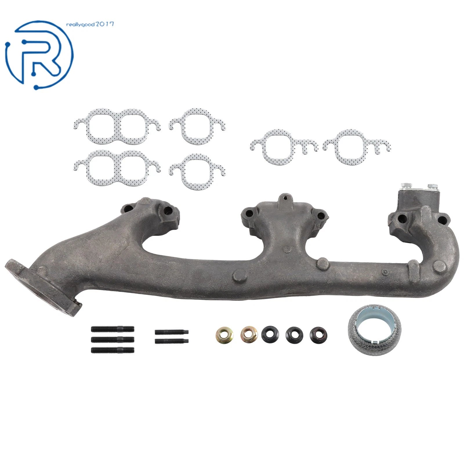 Right Exhaust Manifold Kit 674-572 for Chevy C1500 GMC K1500 K3500 (1998–2000)