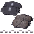 Brake Disc and Pad Kit for Toyota Camry (2002–2006) Front and Rear