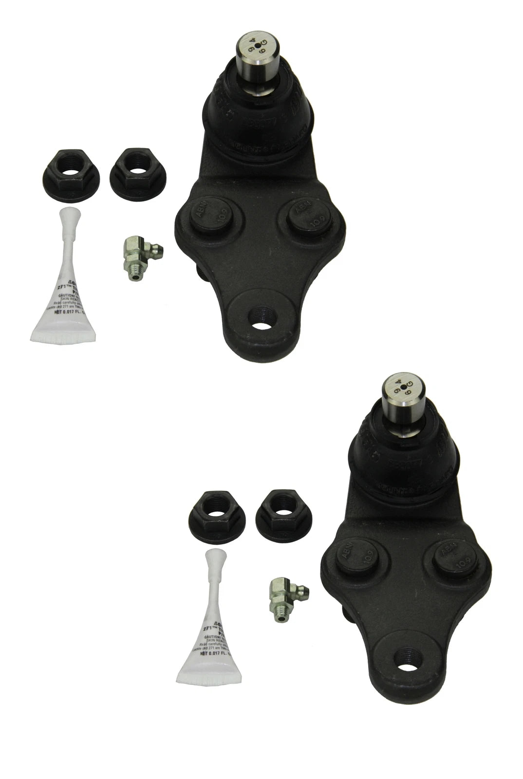 Set of 2 Moog Front Lower Suspension Ball Joints for Hyundai Kia Optima
