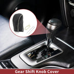 1 Pc Gear Shift Knob Cover for Subaru Forester (2014–2017) Pebbled Black Beige