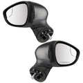 Set of 2 Door Mirrors for Ford Fiesta (2011–2016) Power