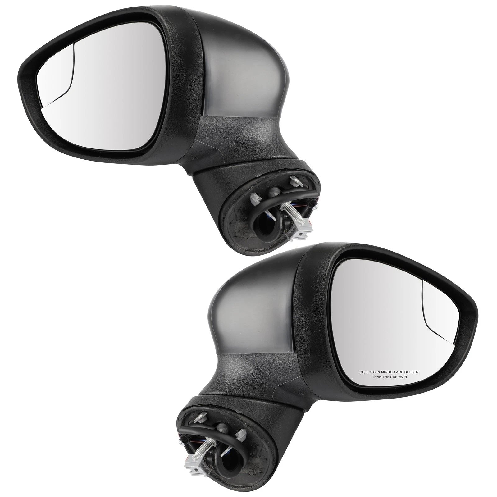 Set of 2 Door Mirrors for Ford Fiesta (2011–2016) Power