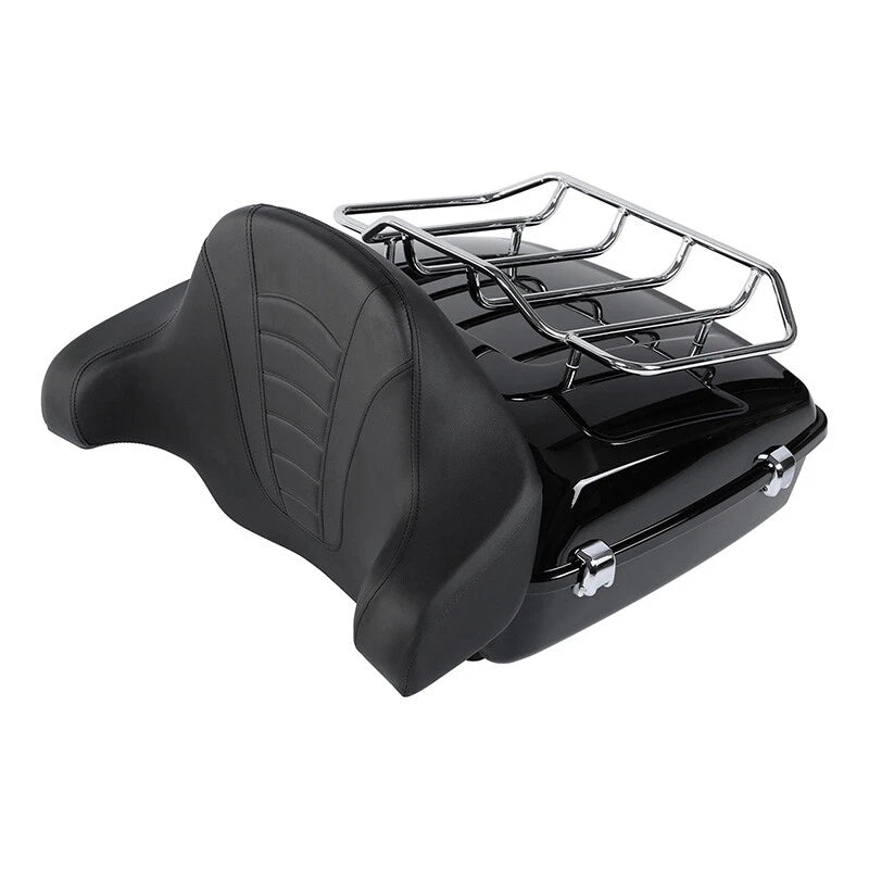 Chopped Trunk Backrest Rack Mount for Harley Touring (1997–2008)