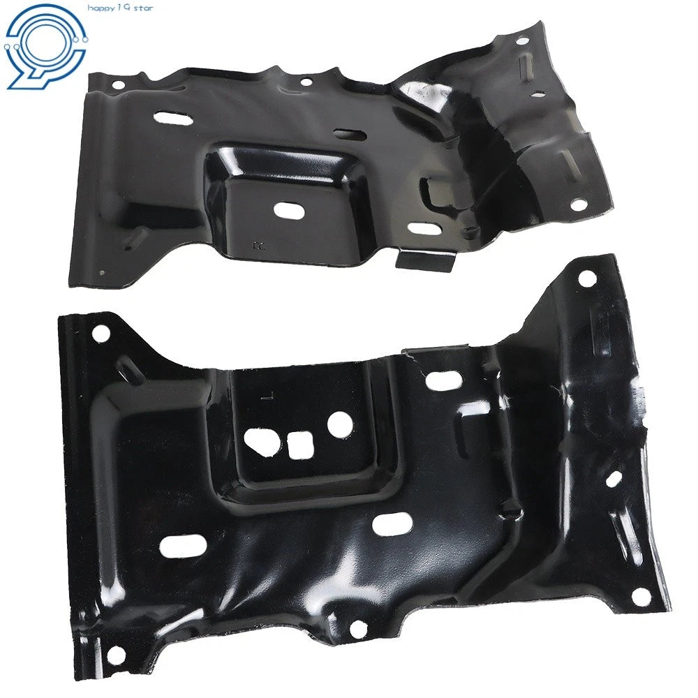 Set of 2 Front Bumper Brackets for Ford F-150 (2015–2017) Black