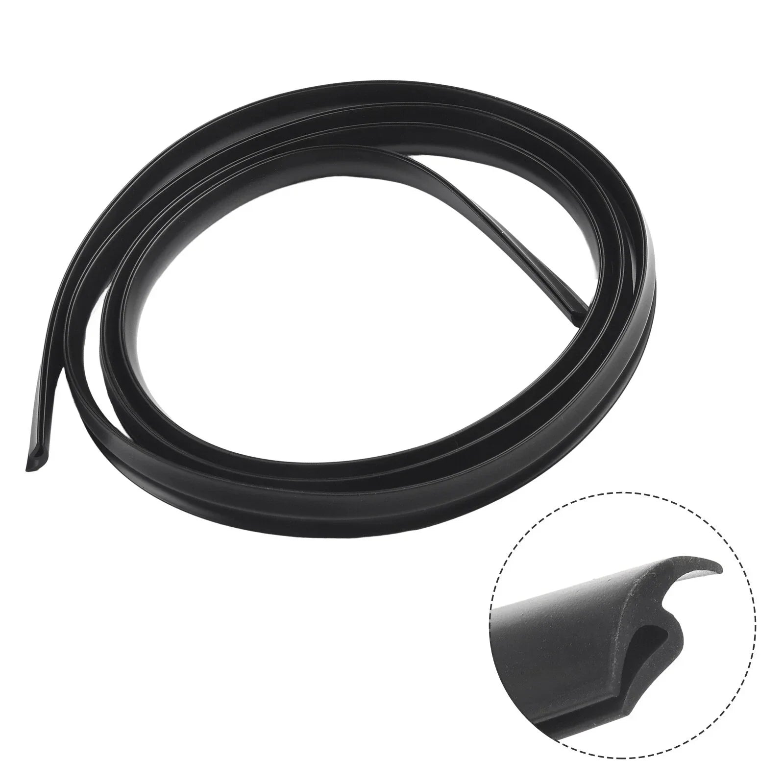 1Pcs Seal Strip Installed On Panel Under Windshield Wiper
