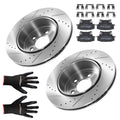 Rear Brake Rotors & Ceramic Pads Kit for Chrysler 300/Dodge Challenger/Charger (2005–2023)
