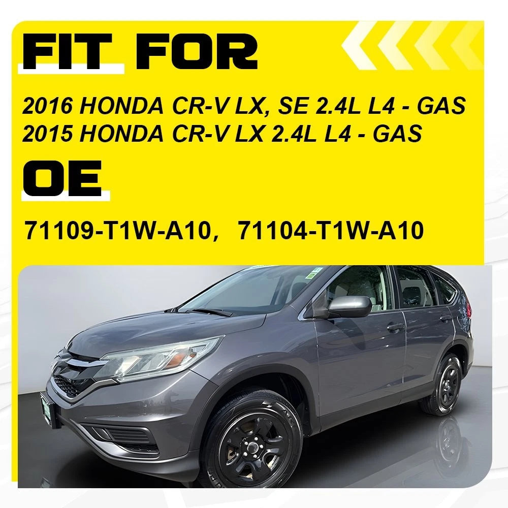 Set of 2 Fog Light Bezel Covers for Honda CR-V (2015–2016)