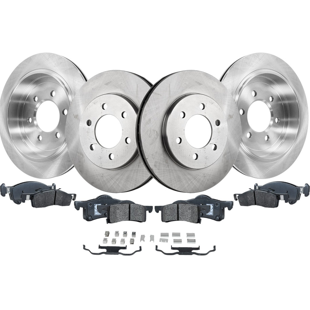 Brake Disc and Pad Kit for Ford Expedition (2003–2006) Semi-metallic
