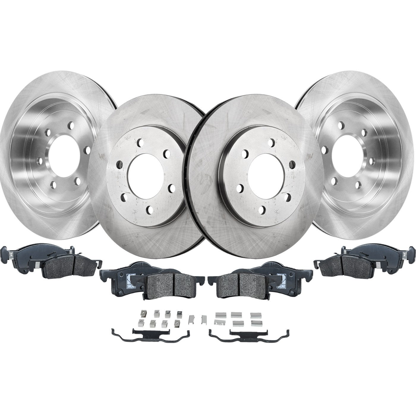 Brake Disc and Pad Kit for Ford Expedition (2003–2006) Semi-metallic