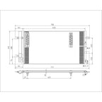 Replacement A/C Condenser Stock Repair Part For 2012-2013 Audi A6