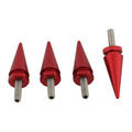 4 x 5mm Windscreen Screw Bolts Red Spike for Harley Touring Road Glide (1998-2025)