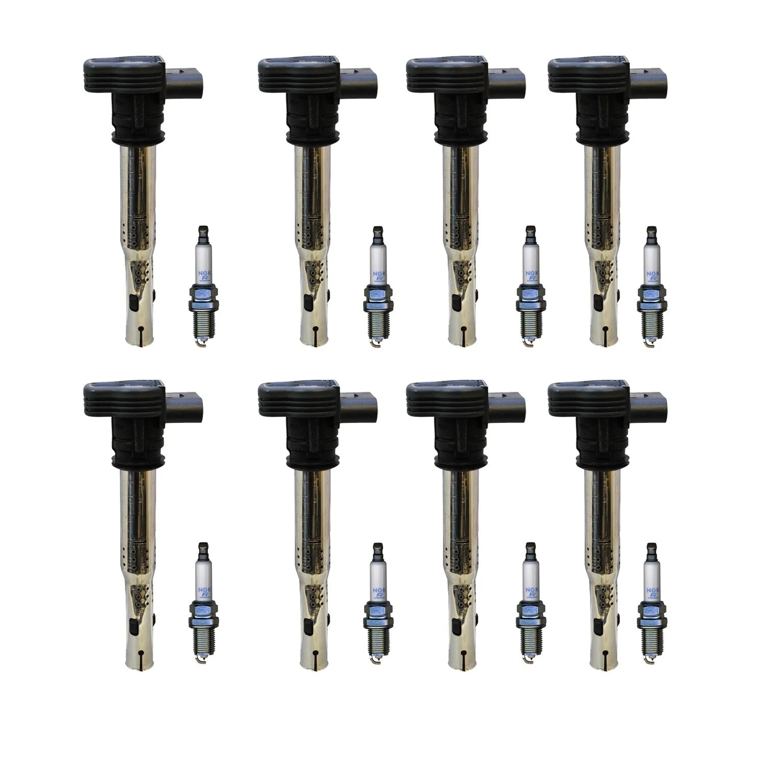 Denso Ignition Coil & NGK Platinum Spark Plugs Kit for Audi RS5 (2013–2015)
