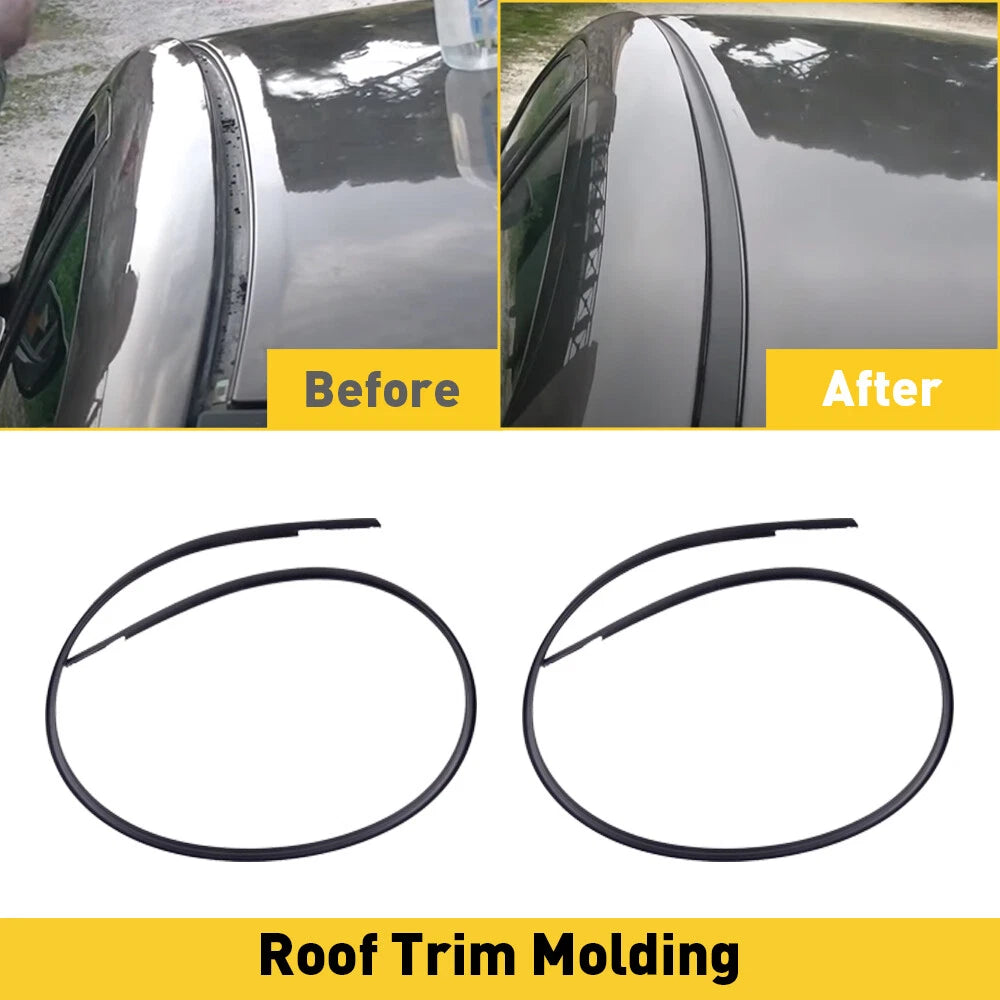 Set of 2 Roof Drip Trim Molding for Toyota Camry (2007–2011)